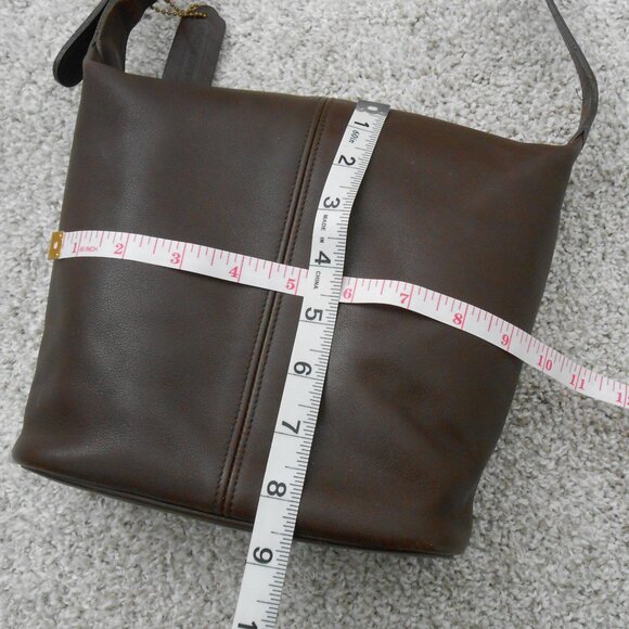 COACH Vintage Helen's Legacy Soft 100% Leather Choc Brown # 4148 - Picture 5 of 16